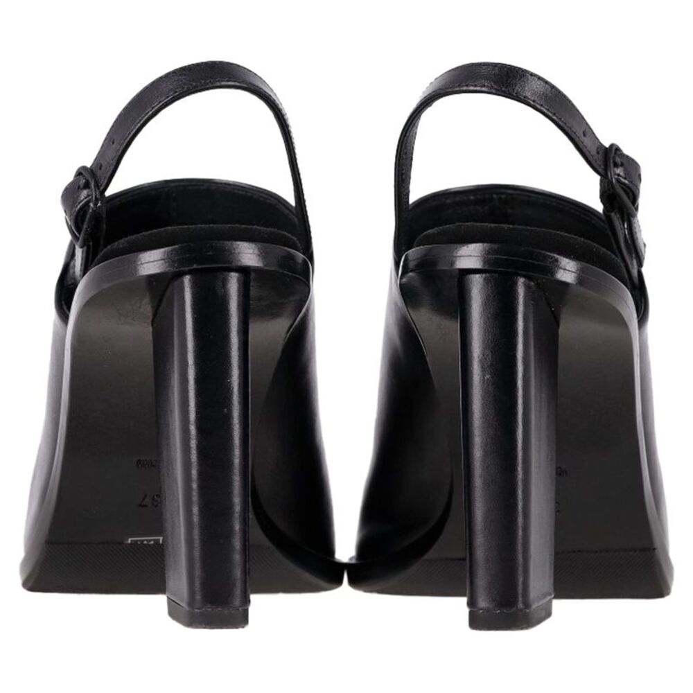 Alexander Wang Cole Slingback Mules in Black Leather - Picture 5 of 6